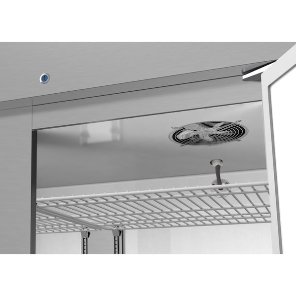 Koolmore 81" 3 Glass Door Commercial Reach-In Refrigerator Cooler with LED lighting - RIR-3D-GD
