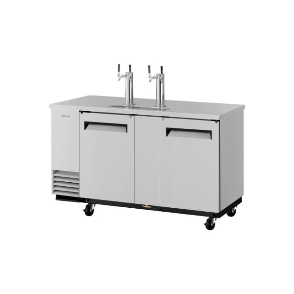 Turbo Air 3 Keg Capacity Beer Dispenser - Stainless Steel - TBD-3SDD-N