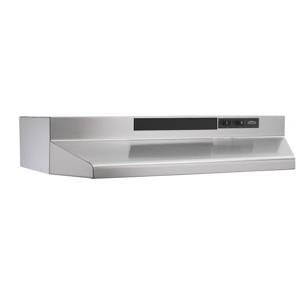 Almo 30-Inch Stainless Steel Convertible Under-Cabinet Range Hood with 260 CFM Blower - 433004