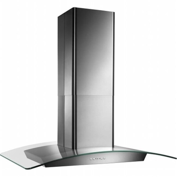 Broan-Nutone Broan EI5936SS 30 in. EI59 Series Glass Island Range Hood - EI5936SS