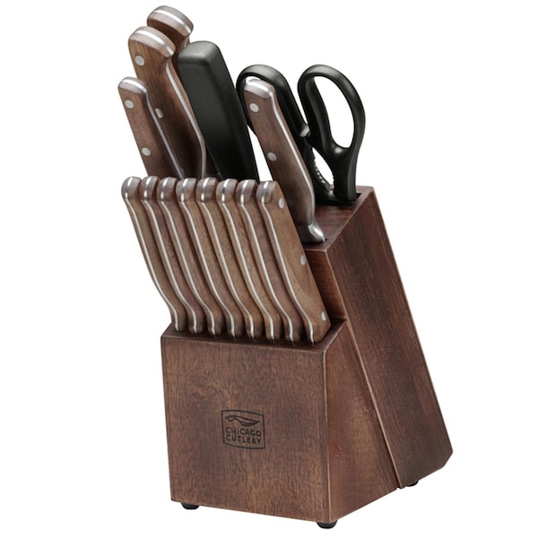Chicago Cutlery Stainless Steel & Wood Knife Set - 15 Piece - CH7586