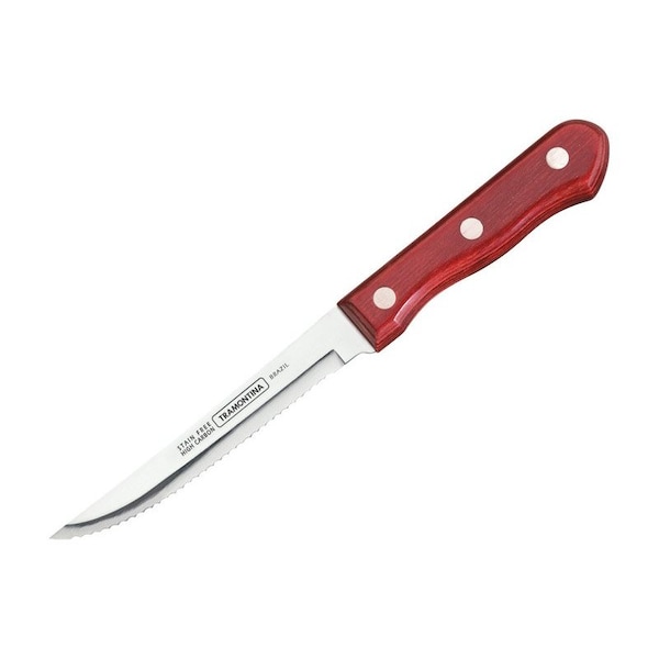Tramontina Wave Edge Carbon Steel Steak Knife 1 pc - 80019/401