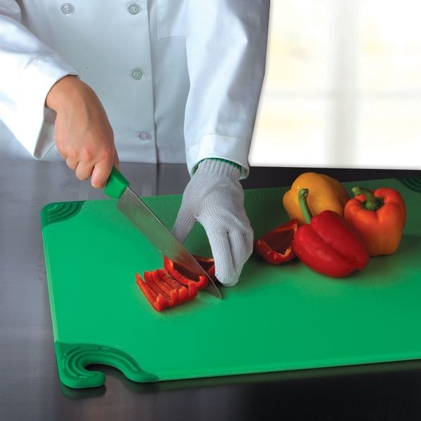 San Jamar Cutting Board, 18x24, Green - CBG182412GNGR