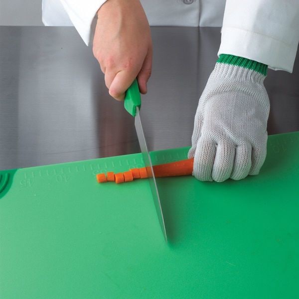 San Jamar Cutting Board, 18x24, Green - CBG182412GNGR