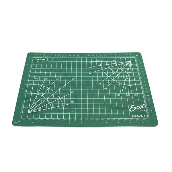 Excel Blades 8 1/2 in. x 12 in. Self Healing Cutting Mat with Measurement Grid - 60002IND