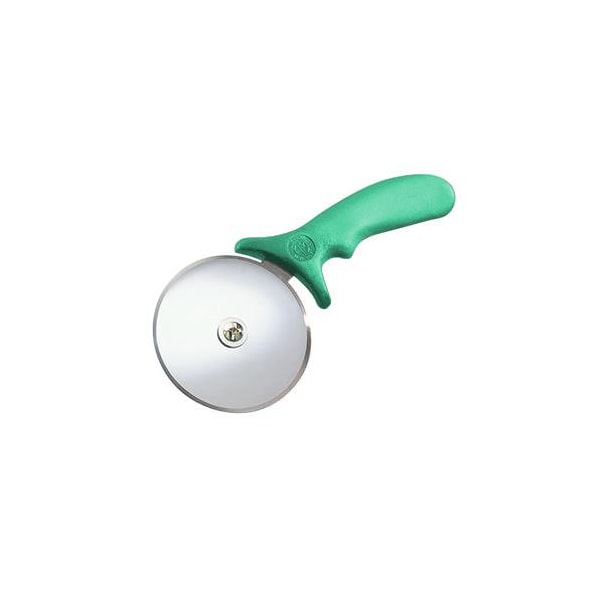 American Metalcraft 4 in Green Pizza Cutter - PIZG3