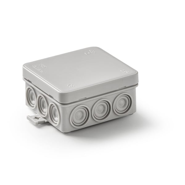 Famatel Usa Electrical Box, Junction Box, ABS, Punchouts, 3.3'' x 3.3'' x 1.5'' - 3052