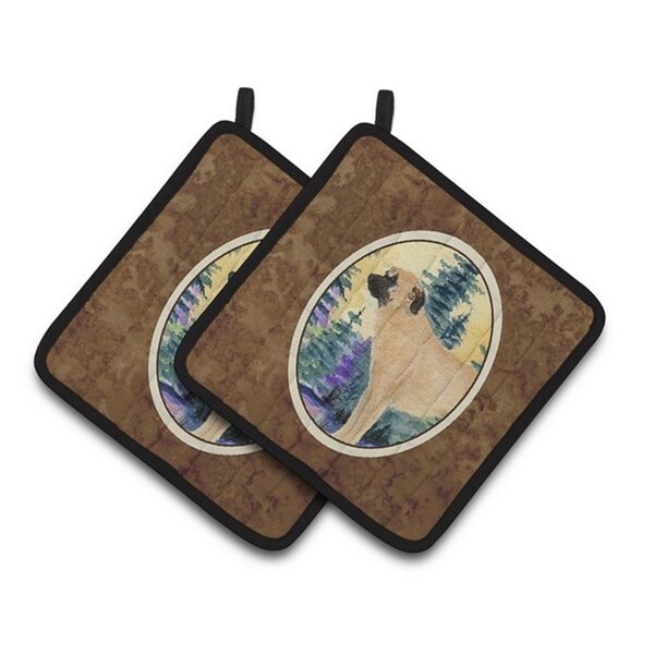 Carolines Treasures Anatolian Shepherd Pair of Pot Holders, 7.5 x 3 x 7.5 in. - SS8012PTHD