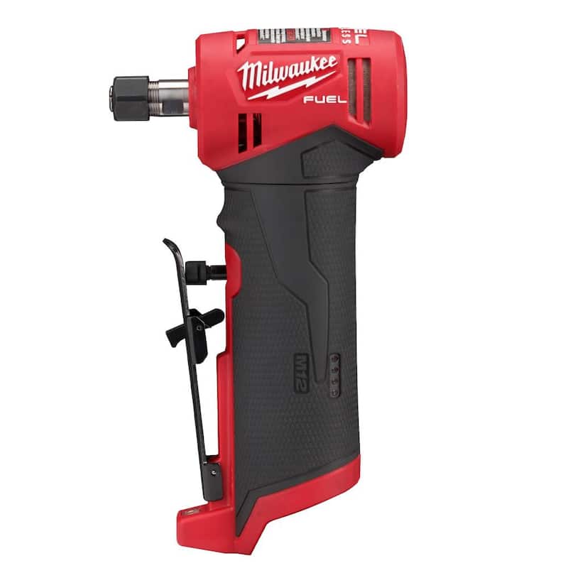 Molinillo angular recto inalámbrico Milwaukee M12 FUEL 12V de iones de litio sin escobillas de 1/4 de pulgada (herramienta solamente) - 2485-20.