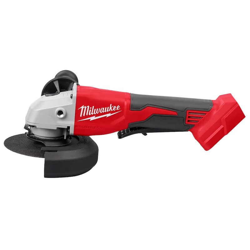 Esmeriladora inalámbrica sin escobillas Milwaukee M18 18V de 4-1/2 in./5 in. con interruptor tipo paleta (solo herramienta) - 2686-20