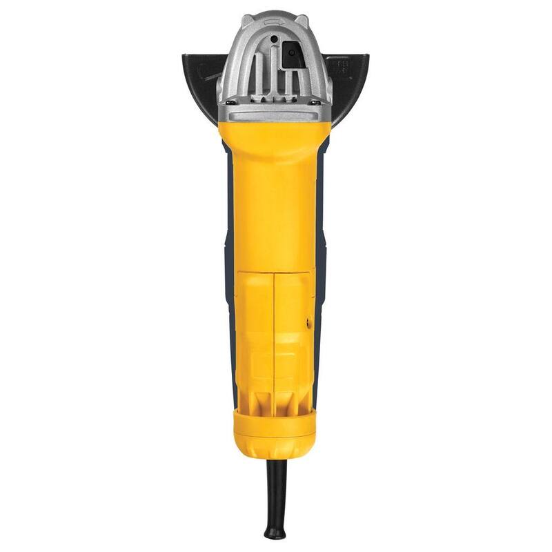 Amoladora angular pequeña con cable de 11 amperes DEWALT de 4.5 pulgadas - DWE402W