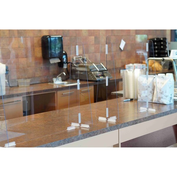 Vestil Cashier Guard 23x28 - 1/8" Polycarbonate Solid Panel - CG1-PA-AA-07