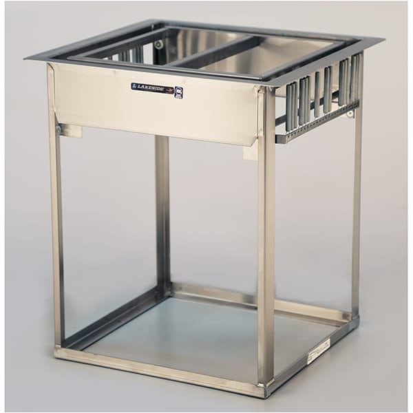 Lakeside Drop-In ADA Tray/Glass Rack Dispenser; 12-10"x20" or 6-20"x20" Racks - 97725