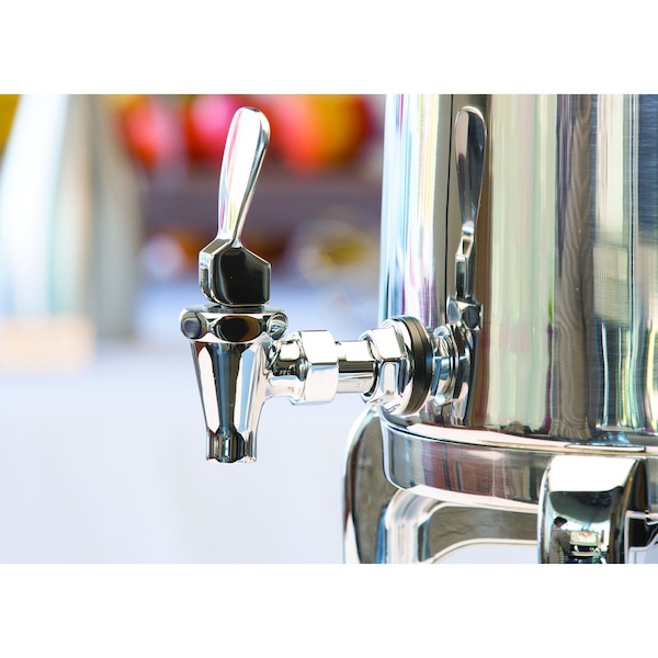 Service Ideas Flame Free Thermo-Urn Polished Stainless Regal Style Vacuum Insulated Urn, 5 Gallon - URN50VPSRG