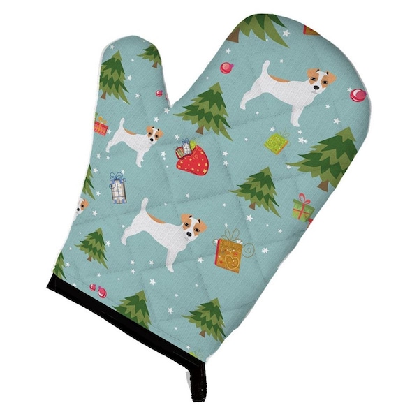 Carolines Treasures Christmas Jack Russell Terrier Oven Mitt - BB4962OVMT