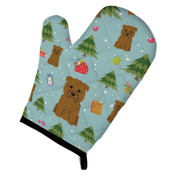Carolines Treasures Christmas Glen of Imal Tan Oven Mitt - BB4720OVMT