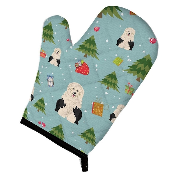Carolines Treasures Christmas Old English Sheepdog Oven Mitt - BB4756OVMT