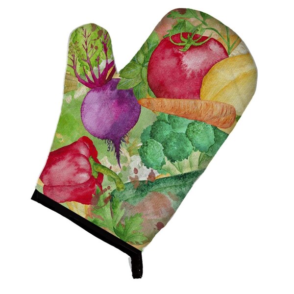 Carolines Treasures Watercolor Vegetables Farm to Table Oven Mitt - BB7572OVMT