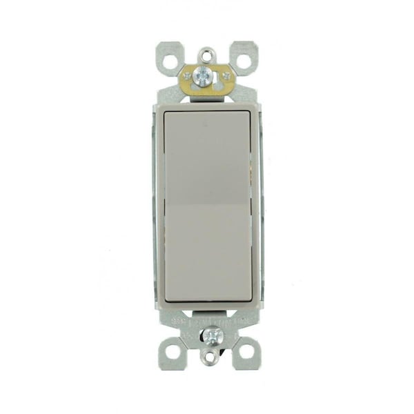 Interruptor de palanca de 3 vías Gorgeousglow 15 A 120-277 V Gris - GO3011630