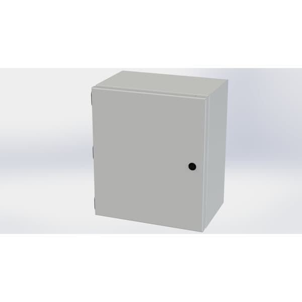 Saginaw Control & Engineering Carbon Steel Electrical Enclosures, 14 in H, 8 in D, 12 in W, NEMA 3R, 4, 12, 13, Hinged - SCE-14128ELJLG