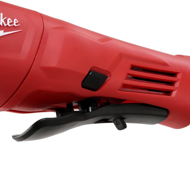 Rectificadora angular pequeña Milwaukee de 11 amperios con interruptor de paleta con bloqueo - 6142-30