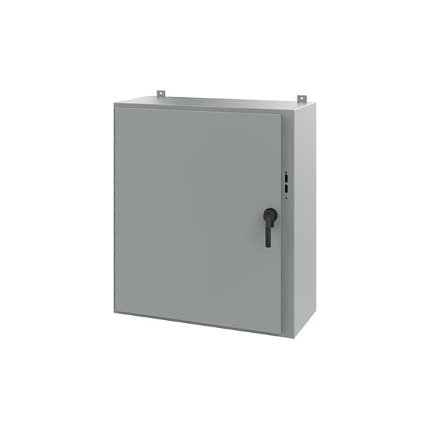 Nvent Hoffman Steel Electrical Enclosures, 42 in H, 16 in D, 37.38 in W, NEMA 12, Hinged - A42SA3816LPPL