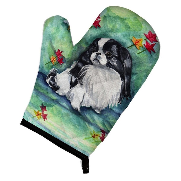 Carolines Treasures Japanese Chin in Mommas Chair Oven Mitt - 7034OVMT