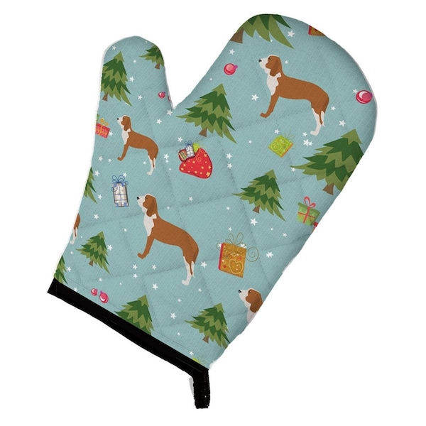 Carolines Treasures Christmas Spanish Hound Oven Mitt - BB4815OVMT
