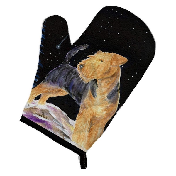 Carolines Treasures Starry Night Welsh Terrier Oven Mitt - SS8464OVMT