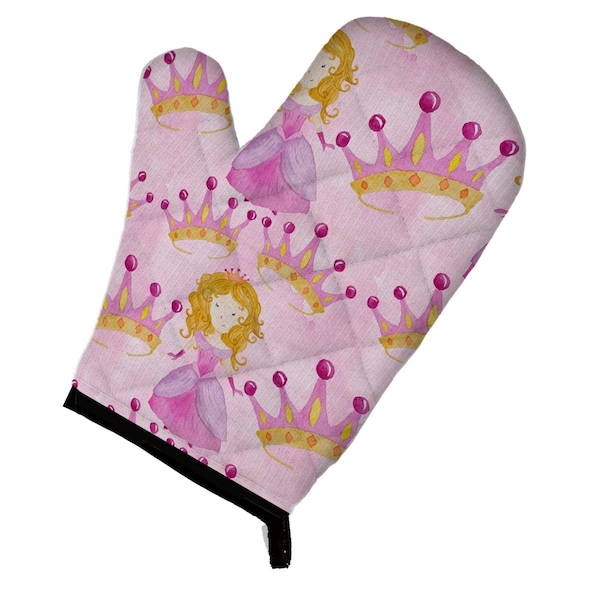 Carolines Treasures Watercolor Princess and Crown Oven Mitt - BB7551OVMT