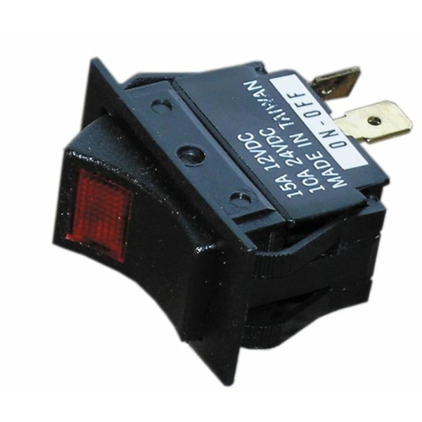 Interruptor basculante Luces S8047C Encendido-Apagado-Encendido, negro - LU3574868