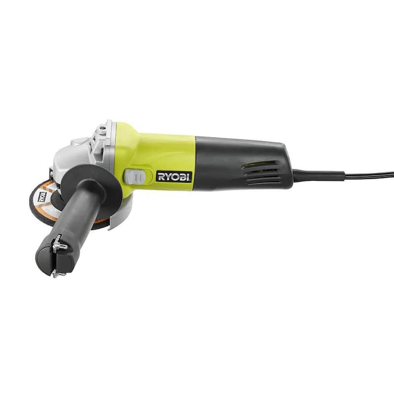 Amoladora angular con cable de 5.5 amperes y 4-1/2 pulgadas RYOBI - AG4031G
