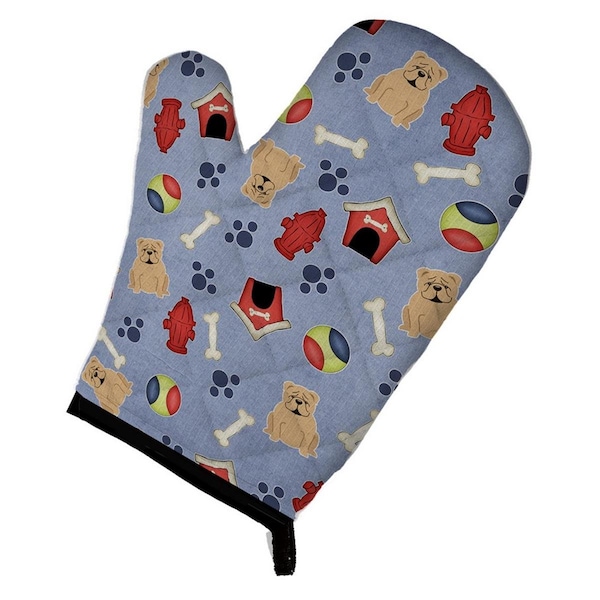 Carolines Treasures Dog House Collection English Bulldog Fawn Oven Mitt - BB2737OVMT