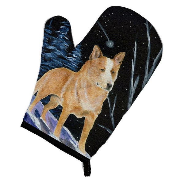 Carolines Treasures Starry Night Australian Cattle Dog Oven Mitt - SS8407OVMT