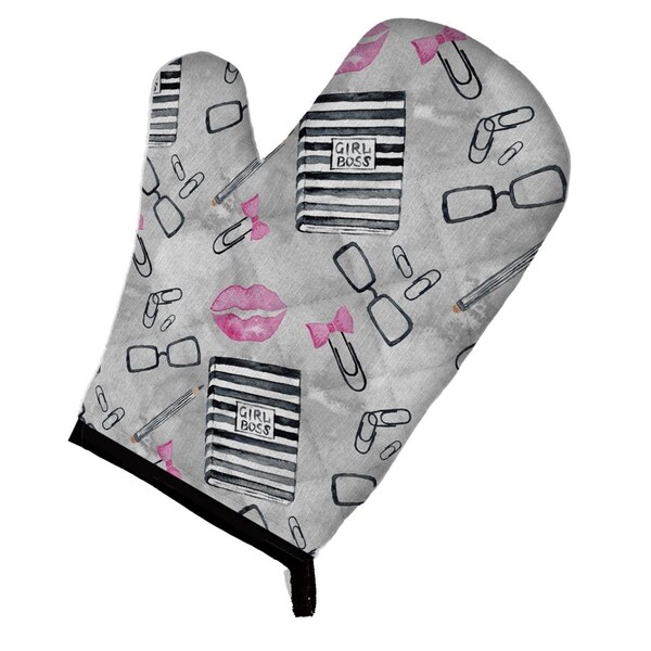 Carolines Treasures Watercolor Girl Boss Journaling Oven Mitt - BB7545OVMT