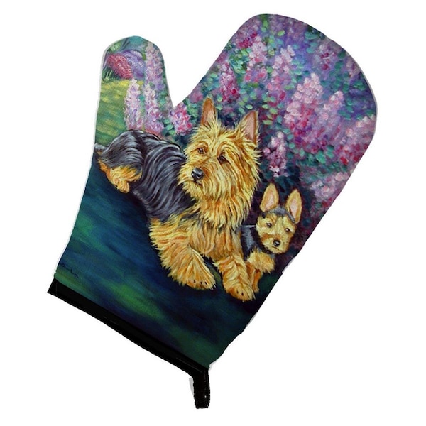 Carolines Treasures Australian Terrier and Puppy Oven Mitt - 7209OVMT