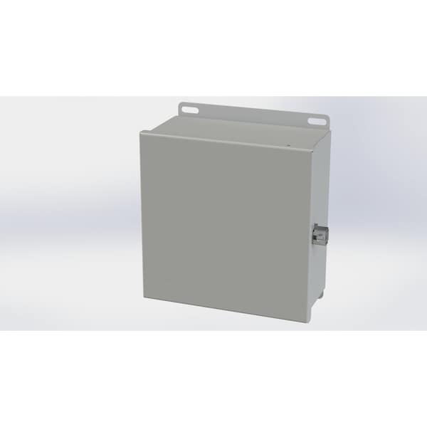 Saginaw Control & Engineering Carbon Steel Electrical Enclosures, 8.13 in H, 4 in D, 8 in W, NEMA 3R, 4, 12, 13, Hinged - SCE-808CHNF