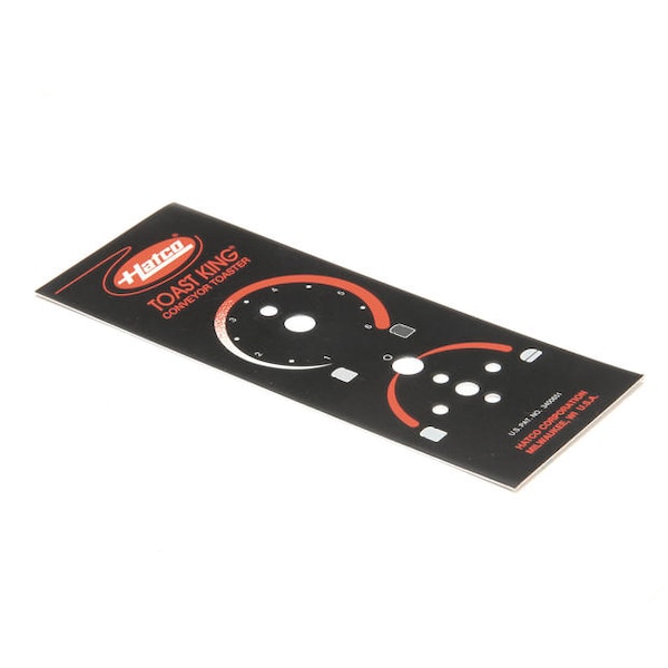 Hatco Control Plate, Tk, Toast & Buns - 07.01.217.00