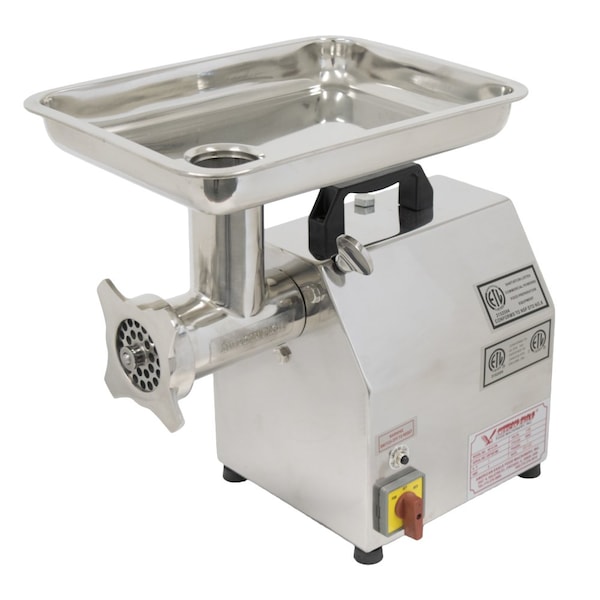 American Eagle AE-G12N 1 HP Stainless Steel Meat Grinder - AE-G12N
