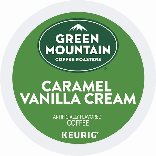 Green Mountain Coffee Caramel Vanilla Cream Coffee K-Cups, PK24 PK - 6700