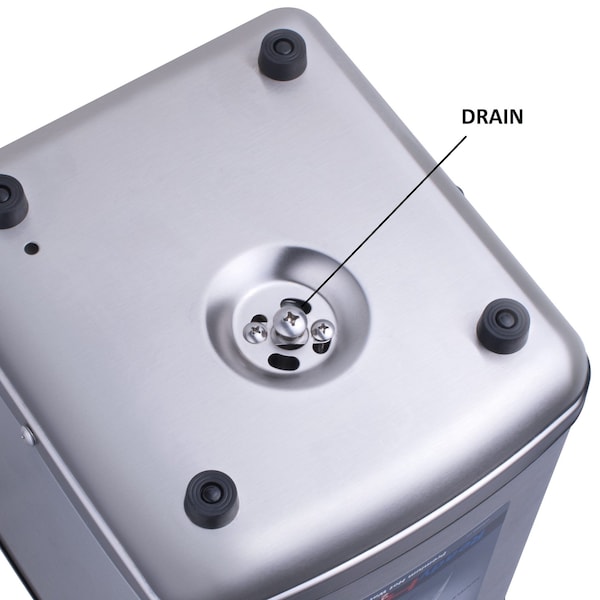 Ready Hot Instant Hot Water Dispenser with Brushed Nickel Hot Water Faucet with Safety Lock - 41-RH-200-F570-BN
