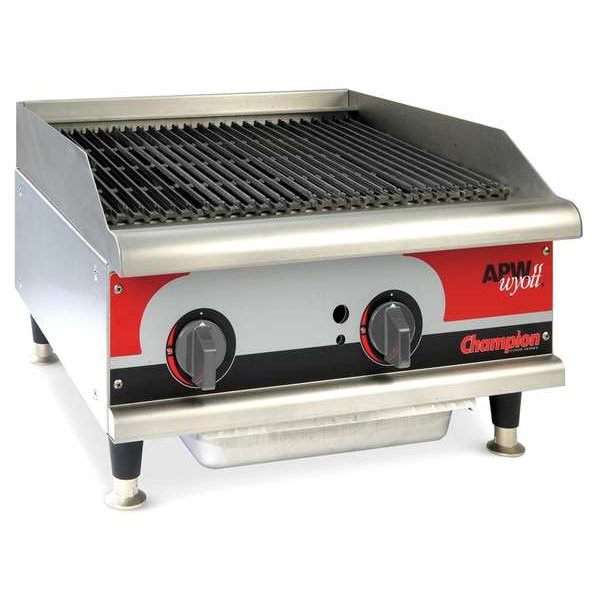 Apw Wyott 24" Gas Radiant Charbroiler, 2 Burners - GCB-24i