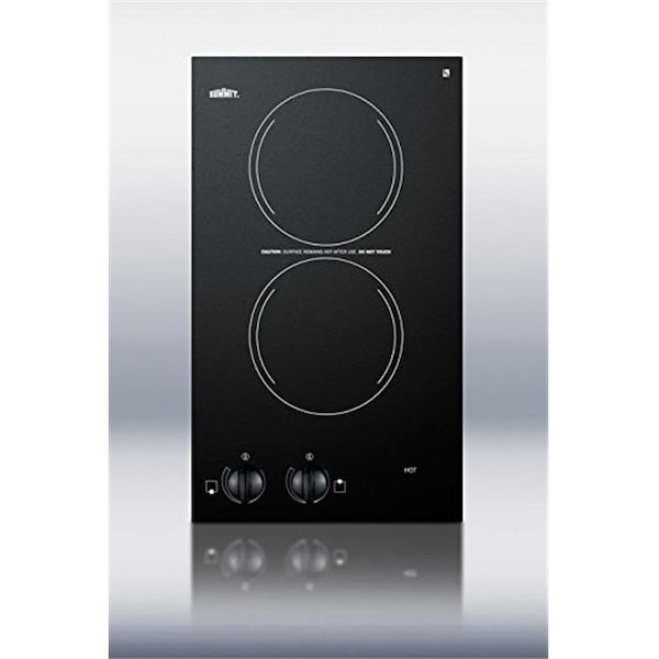 Summit Summit CCE213SS 115V 2 Burner Coil Cooktop; Stainless Steel - CCE213SS