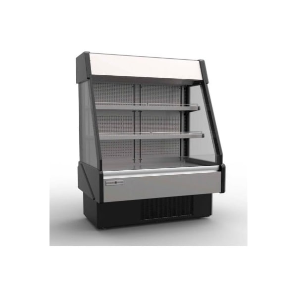 Mvp Group Hydra-Kool Grab and Go Low Profile Open Display Merchandiser, Rear Loading, Manual Shutter, 41x36x65 - KGL-RM-40-S