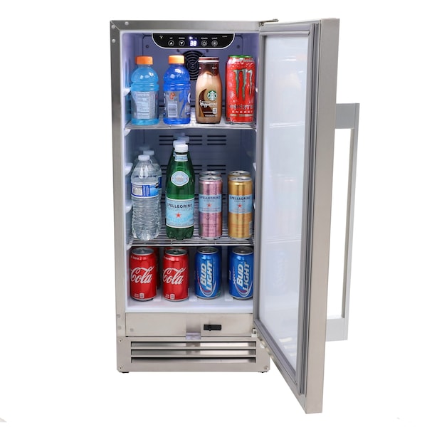 Avanti 2.9 cu. ft. Outdoor Built-In Refrigerator, Stainless Steel - OR1533U3S