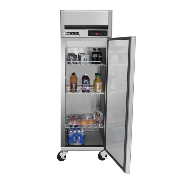 Maxx Cold Reach-In Refrigerator, Single Door, Top Mount 18.9 CUFT - MCRT-23FD