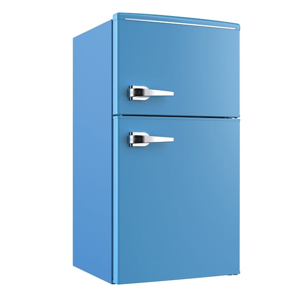 Avanti 3.0 cu. ft. Retro Compact Refrigerator/Freezer, Robin's Egg Blue - RMRT30X6BL-IS