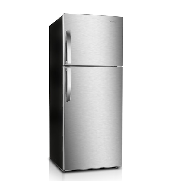 Premium Levella 13 cu ft Frost Free Top Freezer Refrigerator in Stainless Steel - PRN12260HS