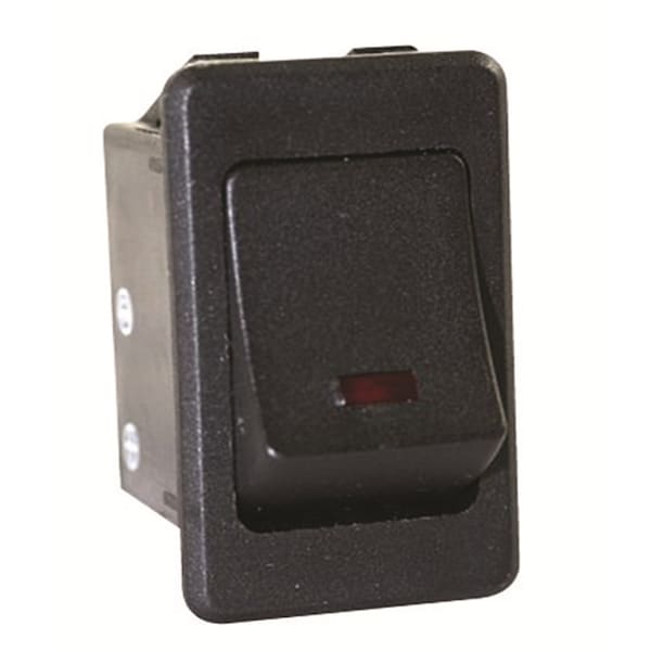 La Mejor Conección Interruptor Basculante Negro de 16 Amperios a 12V, 2609F - 2609F