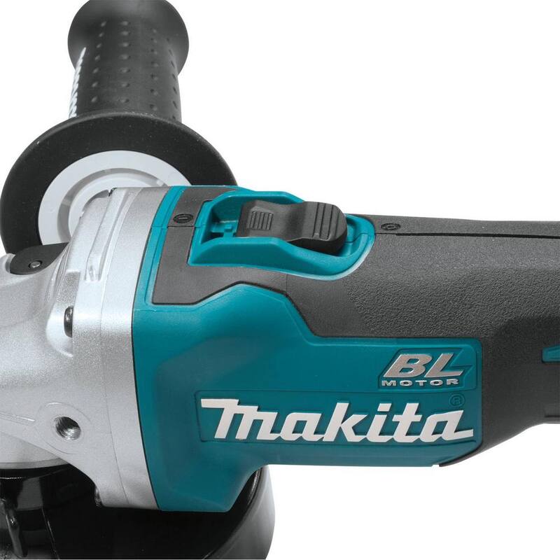 Amoladora angular inalámbrica sin escobillas de iones de litio LXT de 18V de Makita de 4-1/2 pulgadas/5 pulgadas (herramienta solamente) - XAG04Z